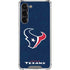 NFL Houston Texans Distressed Galaxy S24 FE Clear Case